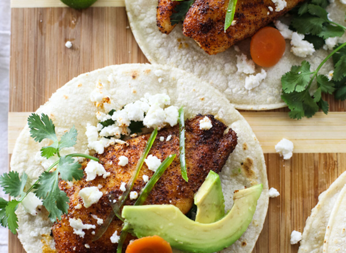 spicy fish tacos