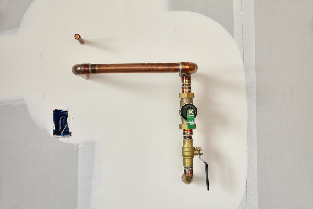 water pipe home maintenance tasks