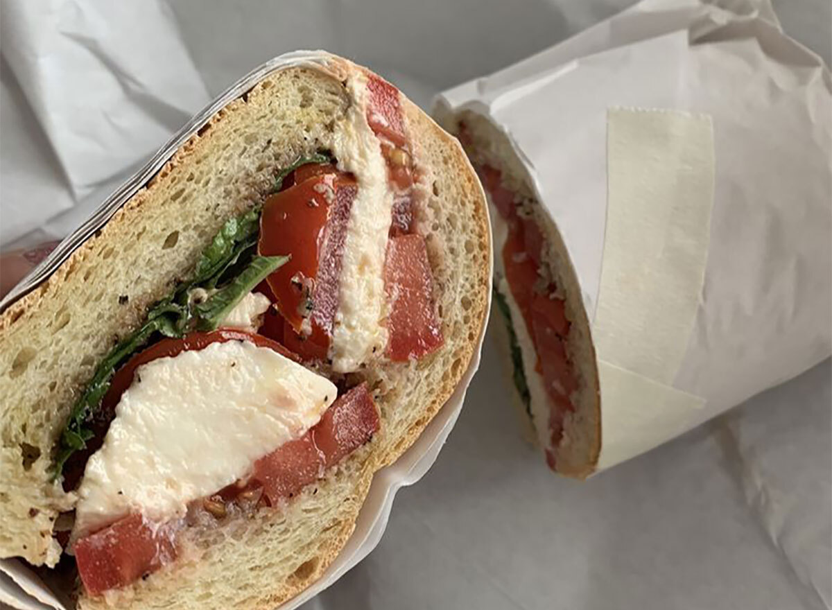 limoncello caprese sandwich