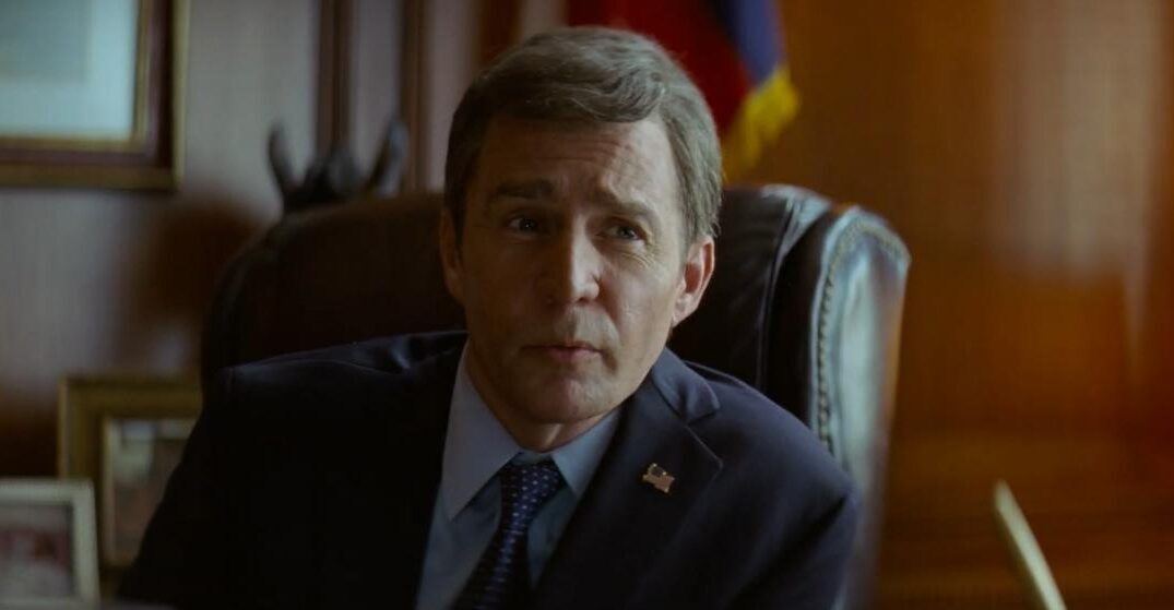 sam rockwell as george w. bush in the movie 